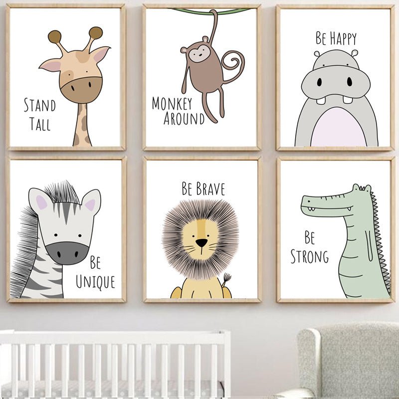 Tiere Poster|Kinderzimmer|Fyldeahomedecor