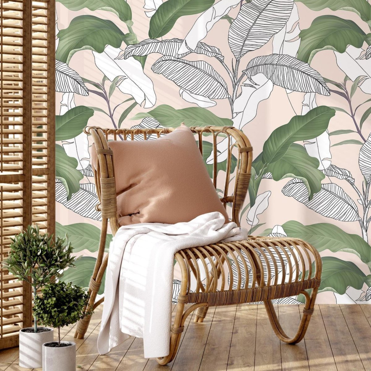 Carta da Parati: Brezza Tropicale - carta da parati - Brezza Tropicale - 40x120cm 3pcs