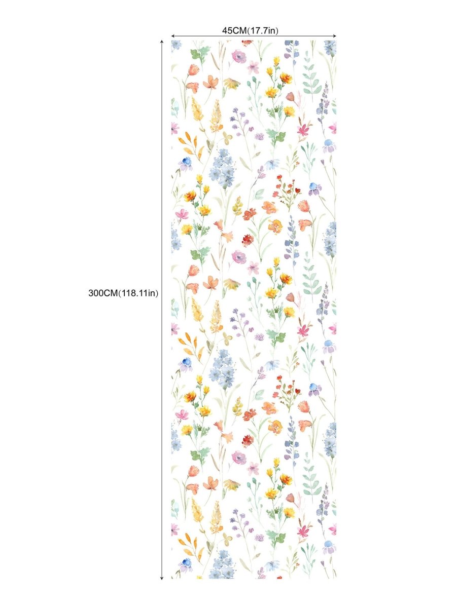 Carta da Parati: Fiori Di Campo - carta da parati - 45x300cm - 