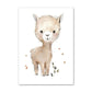 Poster: Cuccioli - Poster per camera dei bambini con piccoli animali pieni di gioia e colori. varie misure disponibili ed animali. - Alpaca - 15x20cm