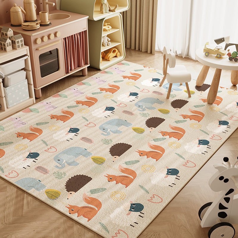 Tappeti: Cute Animals - Tappeti kids rettangolari con simpatici motivi colorati e teneri animali - Cuccioi - 100x160CM